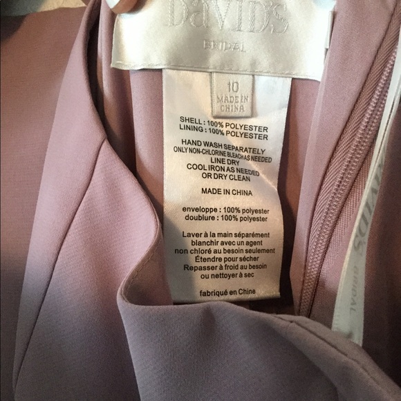 David’s Bridal Blush Dress - Picture 5 of 6